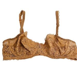 Gilligan and O’Malley beige lace underwire bra size 40C